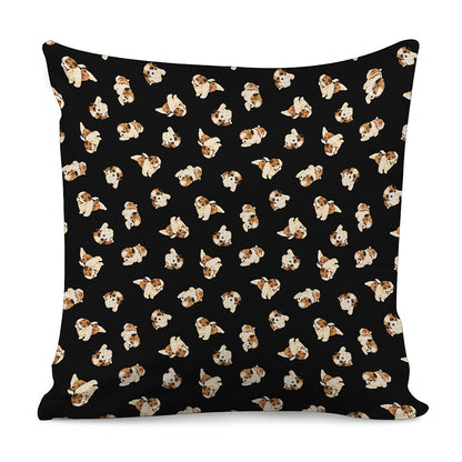 Shih Tzu Puppy Pattern Print Pillow Cover