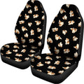 Shih Tzu Puppy Pattern Print Universal Fit Car Seat Covers