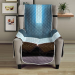 Shining Holy Bible Print Armchair Protector