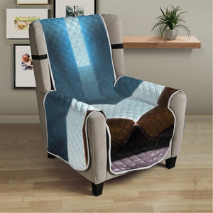 Shining Holy Bible Print Armchair Protector