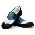 Shining Holy Bible Print Black Slip On Sneakers