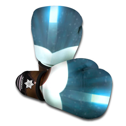 Shining Holy Bible Print Boxing Gloves