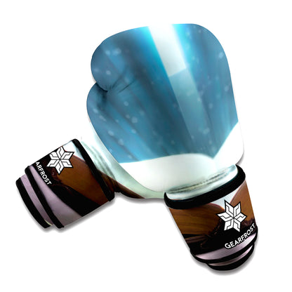 Shining Holy Bible Print Boxing Gloves