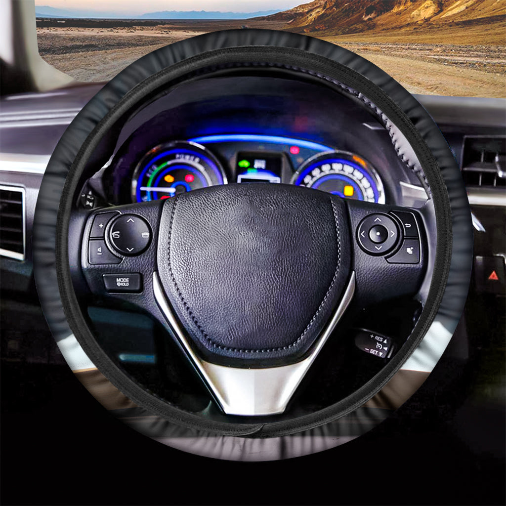 Shining Holy Bible Print Car Steering Wheel Cover