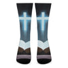 Shining Holy Bible Print Crew Socks