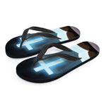 Shining Holy Bible Print Flip Flops