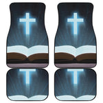 Shining Holy Bible Print Front and Back Car Floor Mats