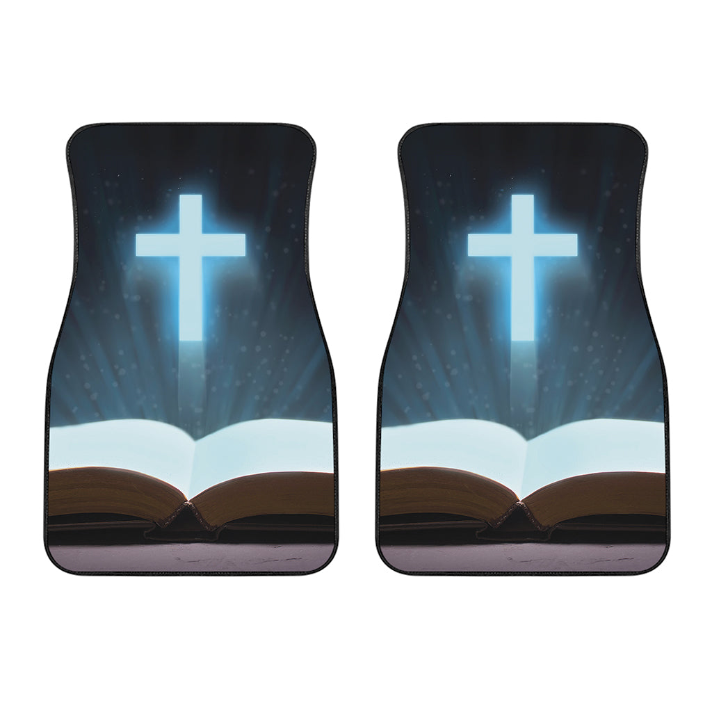 Shining Holy Bible Print Front Car Floor Mats