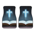 Shining Holy Bible Print Front Car Floor Mats