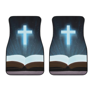 Shining Holy Bible Print Front Car Floor Mats