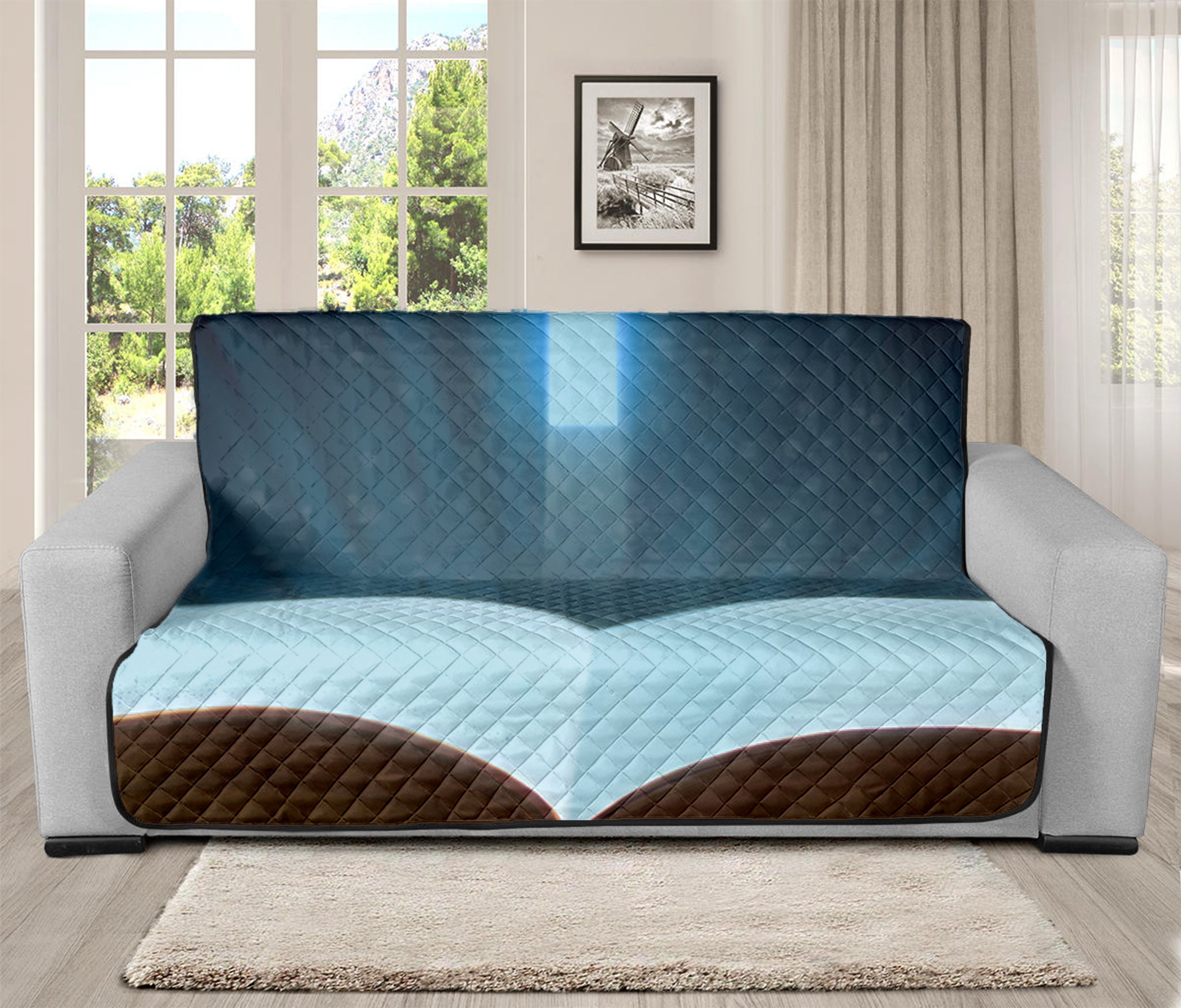 Shining Holy Bible Print Futon Protector