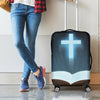 Shining Holy Bible Print Luggage Cover
