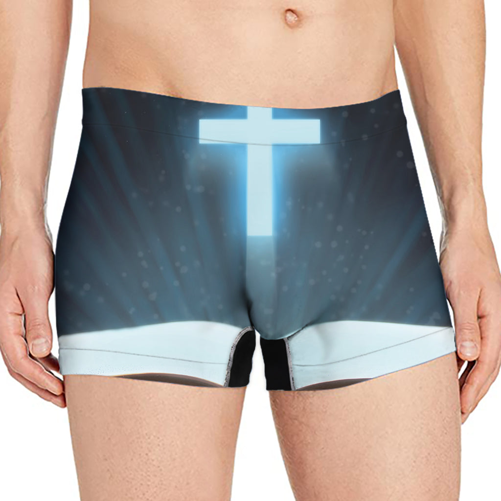 Shining Holy Bible Print Men's Boxer Briefs