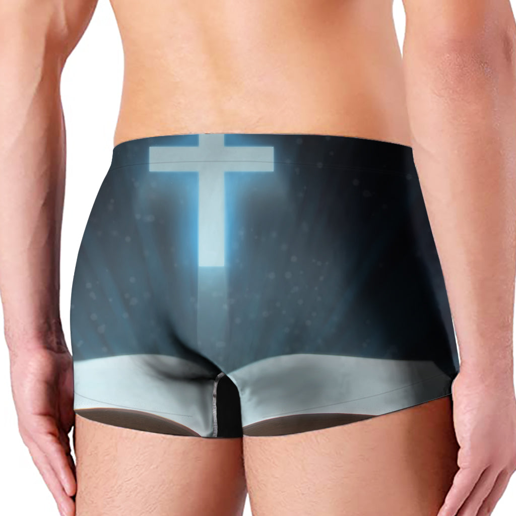 Shining Holy Bible Print Men's Boxer Briefs