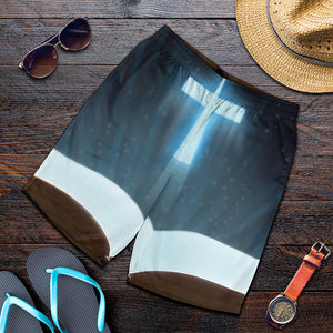 Shining Holy Bible Print Men's Shorts