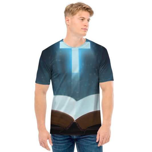 Shining Holy Bible Print Men's T-Shirt