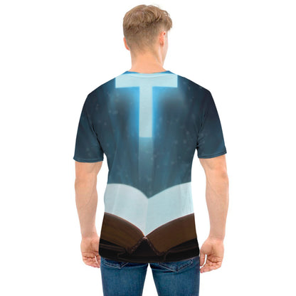Shining Holy Bible Print Men's T-Shirt