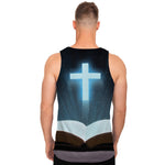 Shining Holy Bible Print Men's Tank Top