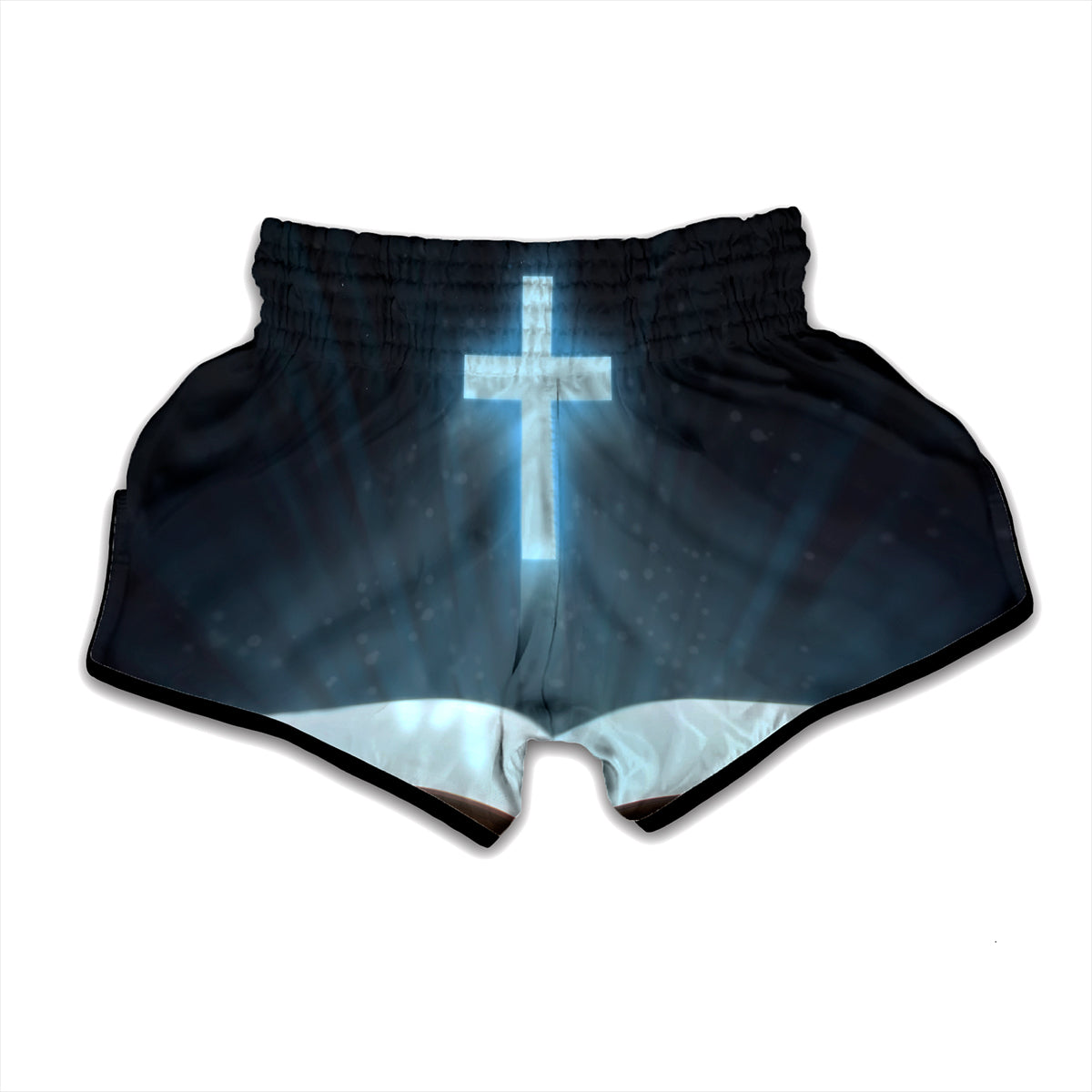 Shining Holy Bible Print Muay Thai Boxing Shorts