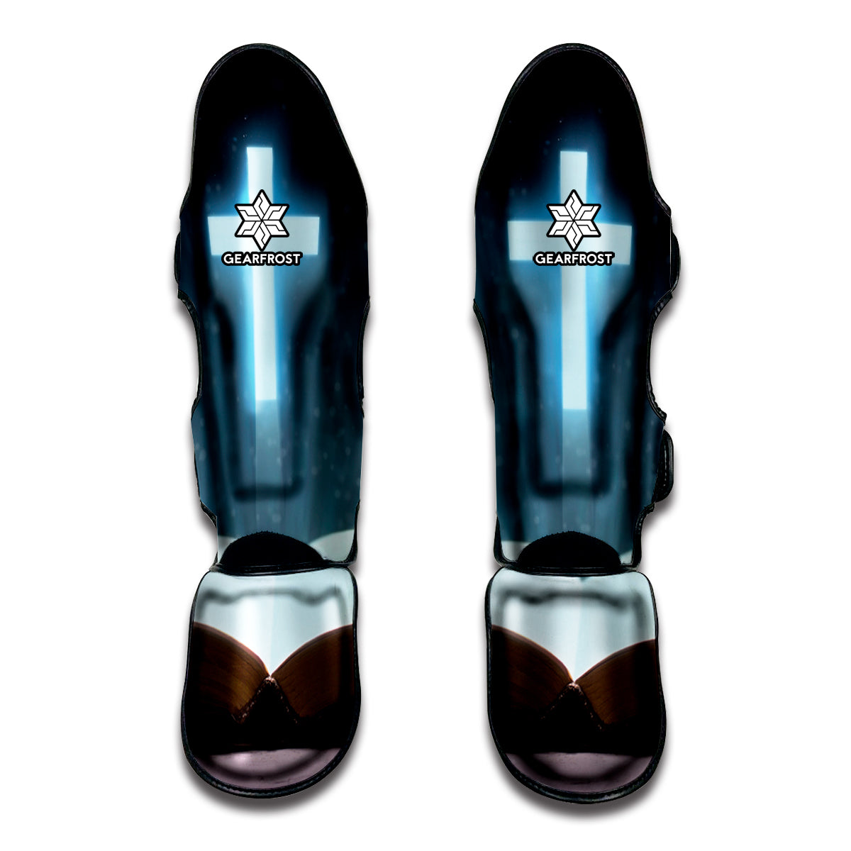 Shining Holy Bible Print Muay Thai Shin Guard