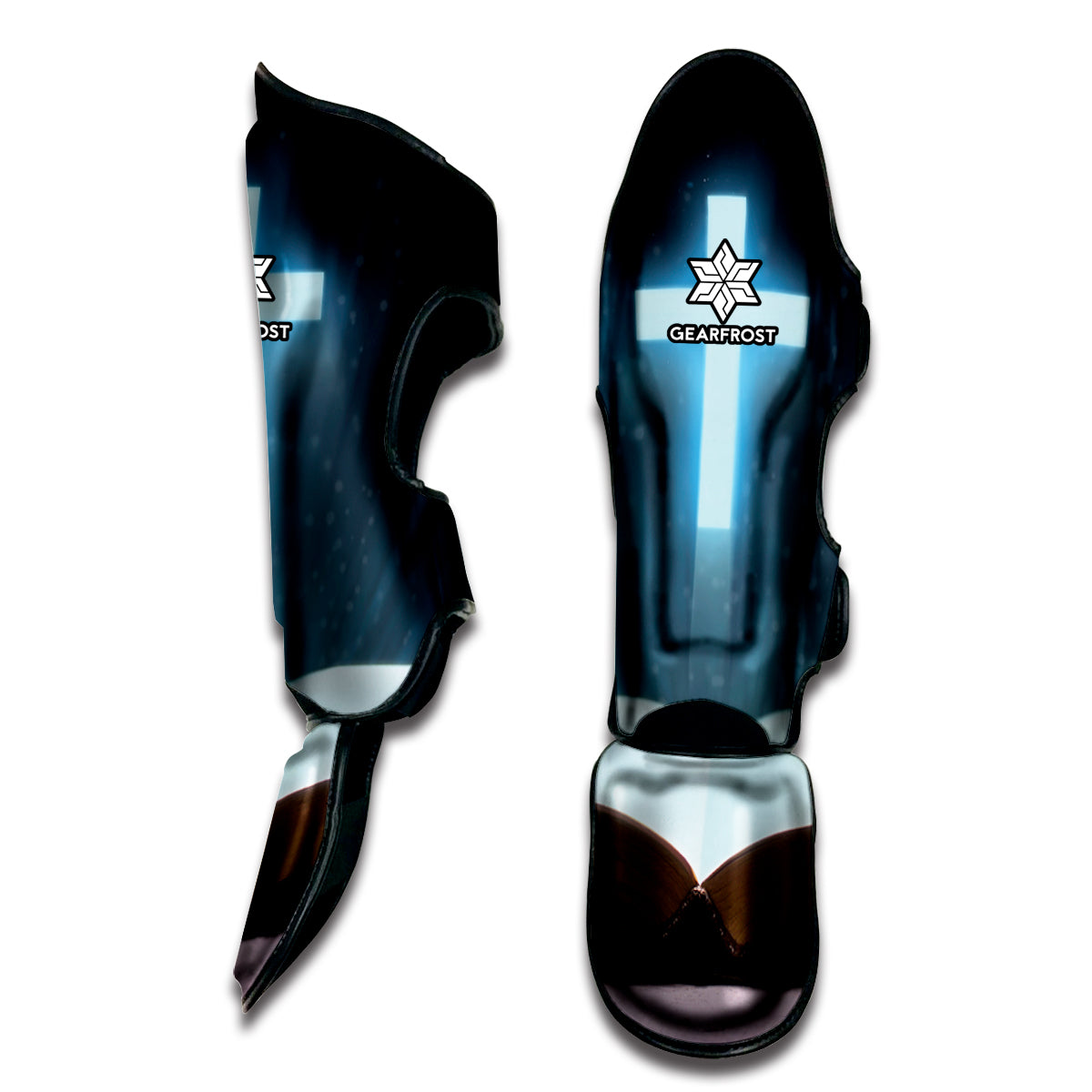Shining Holy Bible Print Muay Thai Shin Guard