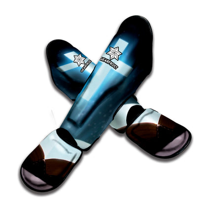 Shining Holy Bible Print Muay Thai Shin Guard