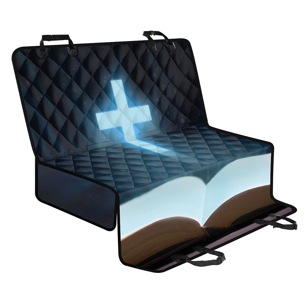 Shining Holy Bible Print Pet Car Back Seat Cover