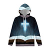 Shining Holy Bible Print Pullover Hoodie