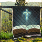 Shining Holy Bible Print Quilt