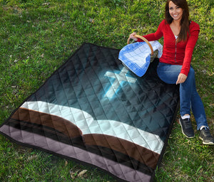 Shining Holy Bible Print Quilt