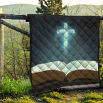 Shining Holy Bible Print Quilt