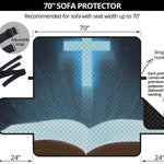 Shining Holy Bible Print Sofa Protector