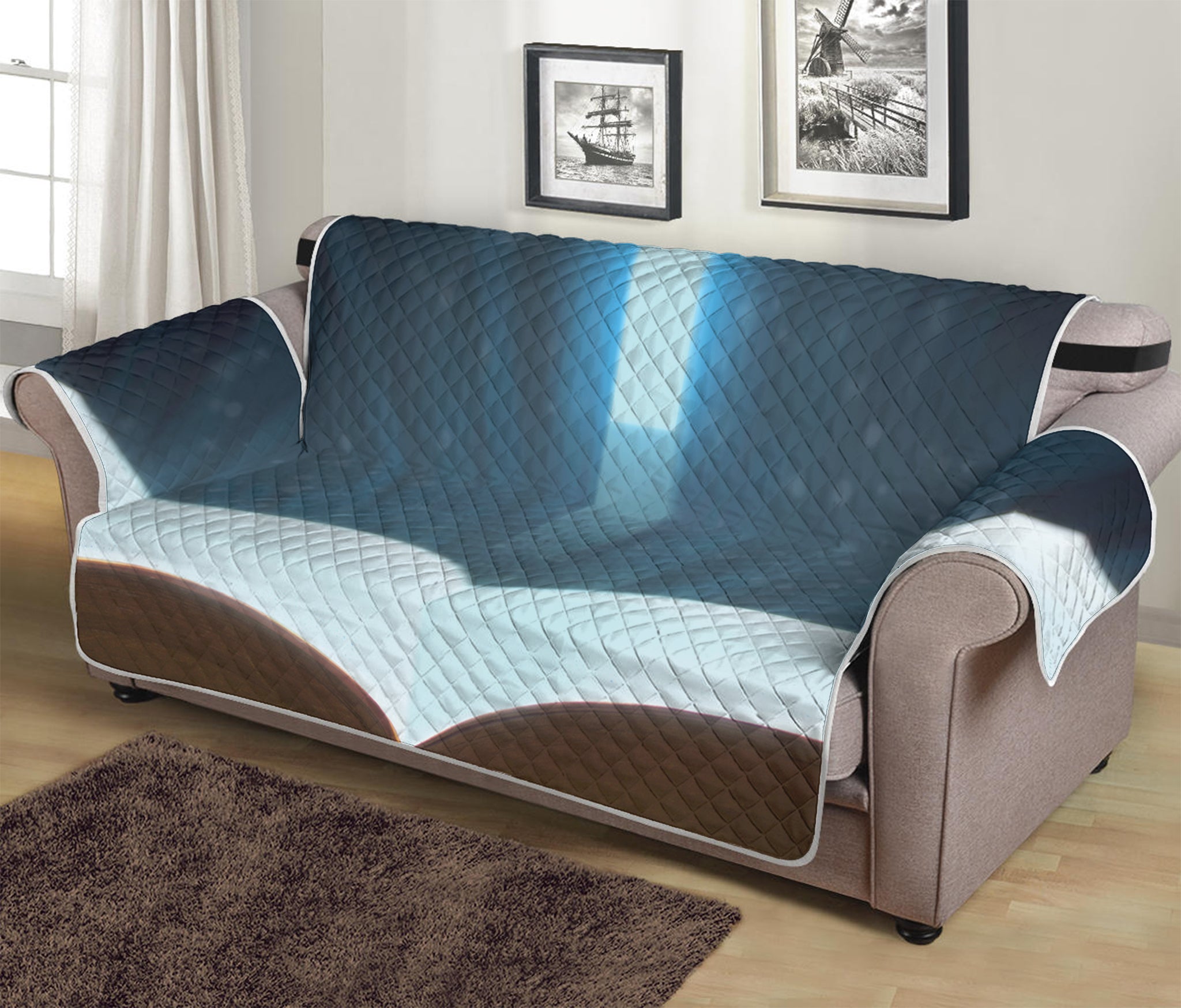 Shining Holy Bible Print Sofa Protector