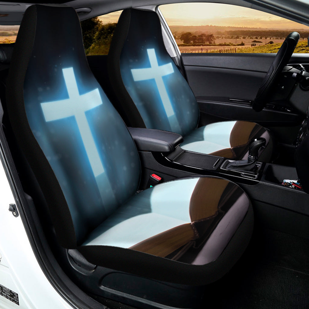 Shining Holy Bible Print Universal Fit Car Seat Covers