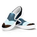 Shining Holy Bible Print White Slip On Sneakers
