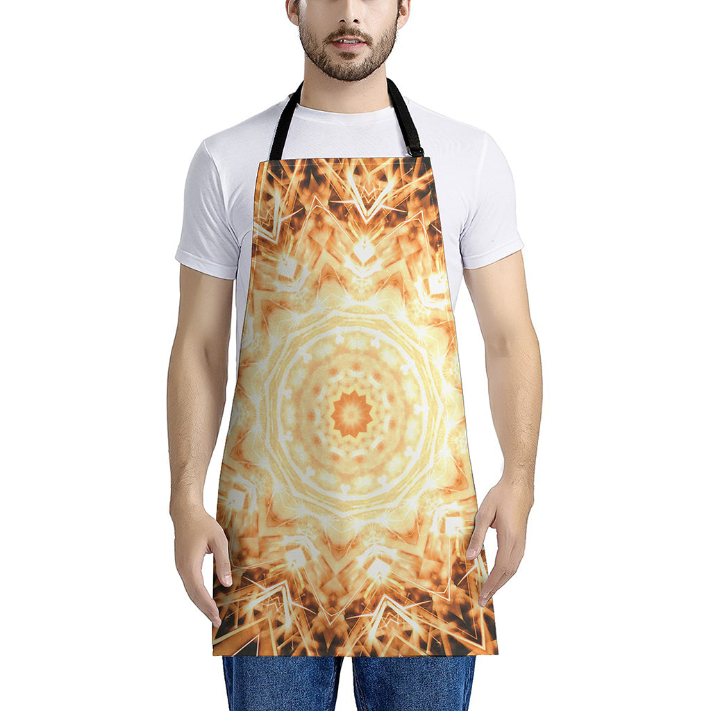 Shining Kaleidoscope Print Apron