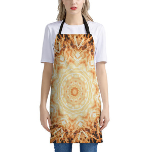 Shining Kaleidoscope Print Apron