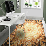 Shining Kaleidoscope Print Area Rug