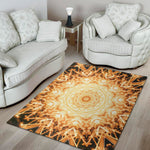 Shining Kaleidoscope Print Area Rug