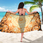 Shining Kaleidoscope Print Beach Sarong Wrap