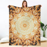 Shining Kaleidoscope Print Blanket