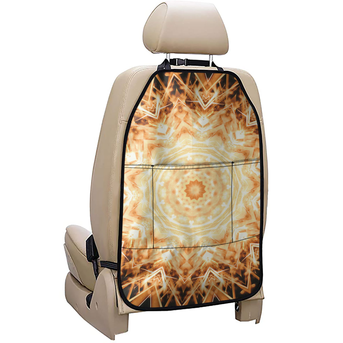 Shining Kaleidoscope Print Car Seat Organizers
