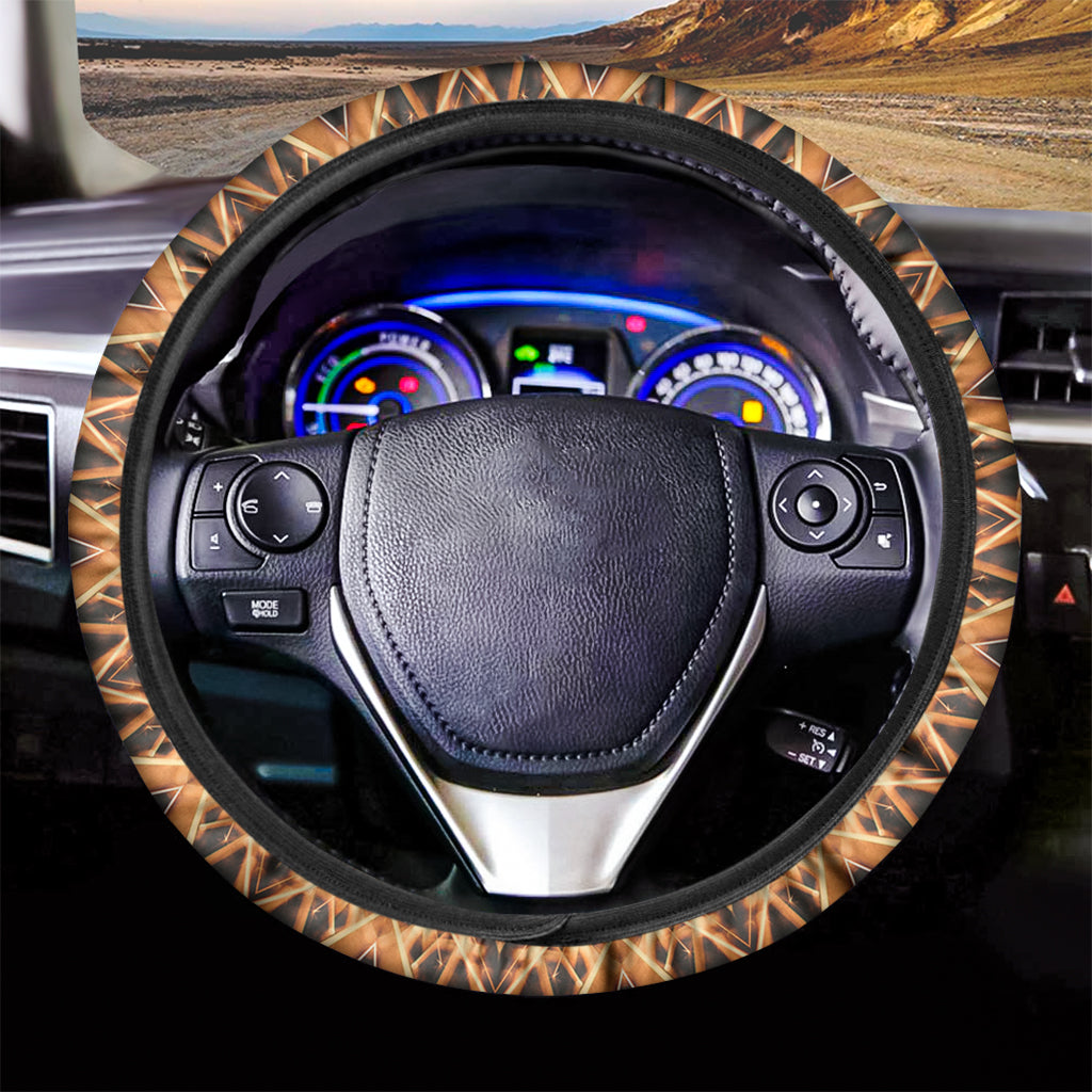 Shining Kaleidoscope Print Car Steering Wheel Cover