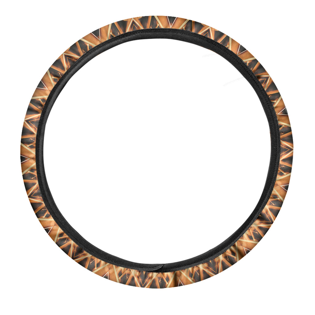 Shining Kaleidoscope Print Car Steering Wheel Cover