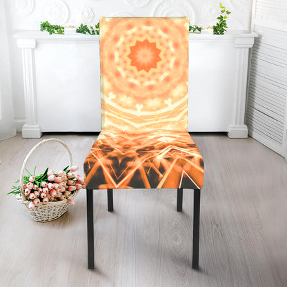 Shining Kaleidoscope Print Dining Chair Slipcover