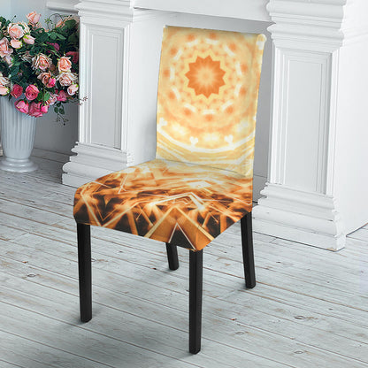 Shining Kaleidoscope Print Dining Chair Slipcover