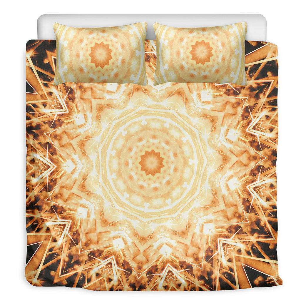 Shining Kaleidoscope Print Duvet Cover Bedding Set