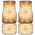 Shining Kaleidoscope Print Front and Back Car Floor Mats
