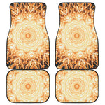 Shining Kaleidoscope Print Front and Back Car Floor Mats