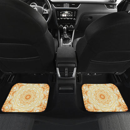 Shining Kaleidoscope Print Front and Back Car Floor Mats
